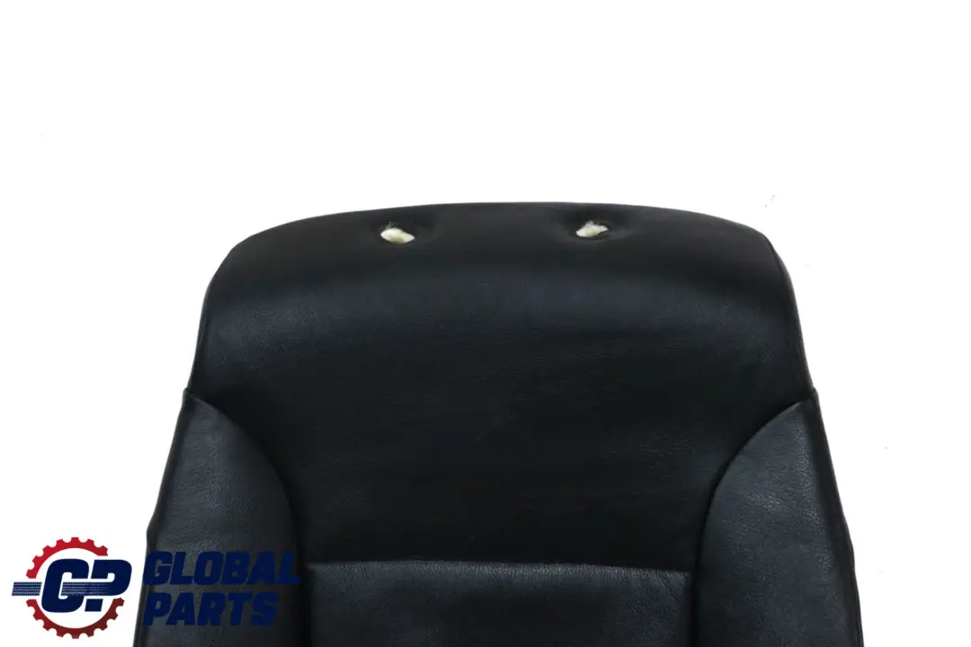 BMW E60 E61 Front Left Right Seat N/O/S Backrest Leather Cover Panel Black - SKU 7249321 - Part number 7249321