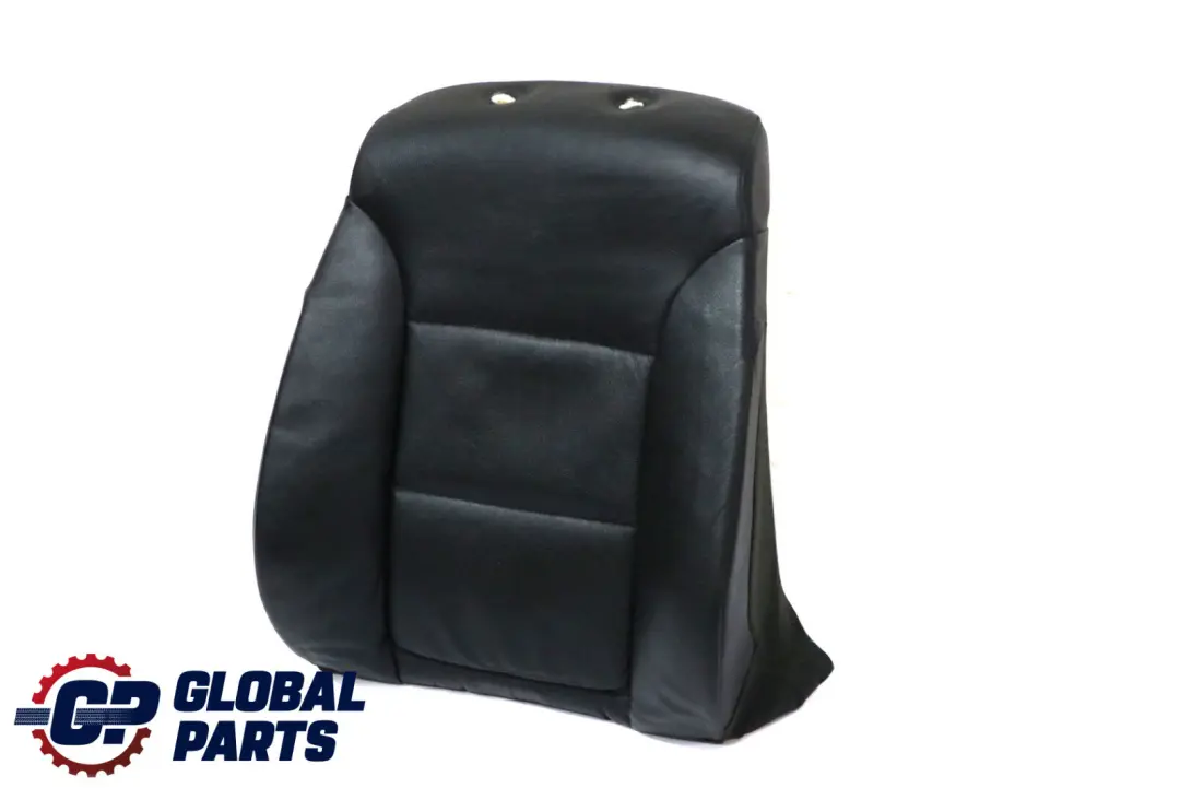BMW E60 E61 Front Left Right Seat N/O/S Backrest Leather Cover Panel Black - SKU 7249321 - Part number 7249321