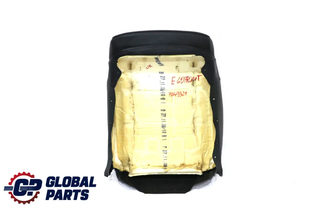 Siege Avant Gauche Droite Panneau de Recouvrement Cuir Noir pour BMW E60 E61 à propos du numéro de pièce 7249321 BMW E60 E61 Siege Avant Gauche Droite Panneau de Recouvrement Cuir Noir - SKU 7249321 - Numéro de pièce 7249321