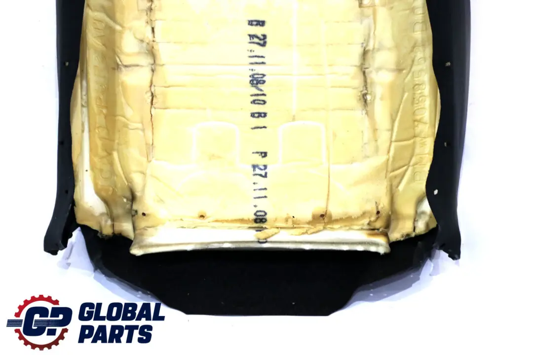 BMW E60 E61 Front Left Right Seat N/O/S Backrest Leather Cover Panel Black - SKU 7249321 - Part number 7249321