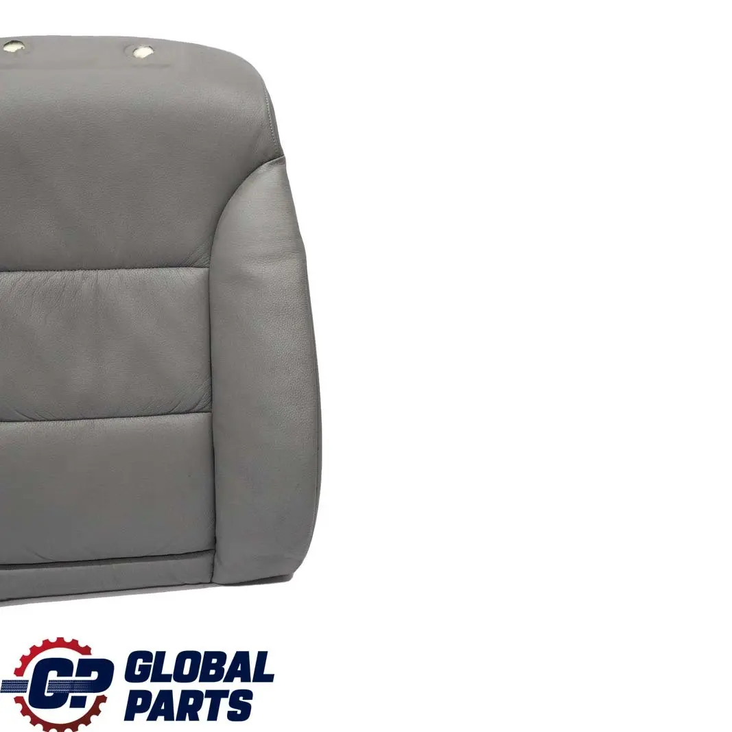BMW 5 E60 E61 Front Left Right Seat N/O/S Backrest Leather Cover Panel Grey - SKU 7249322 - Part number 7249322