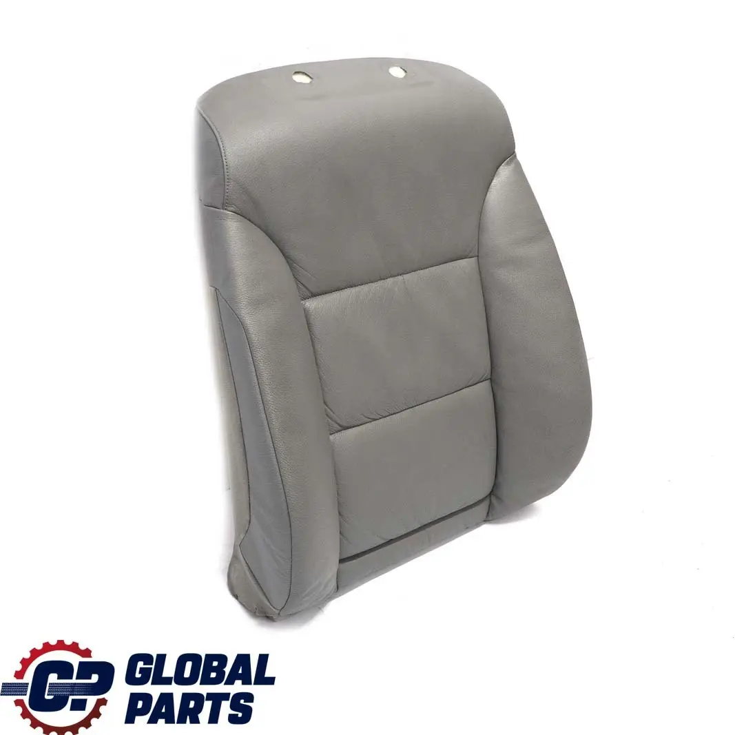 BMW 5 E60 E61 Front Left Right Seat N/O/S Backrest Leather Cover Panel Grey - SKU 7249322 - Part number 7249322