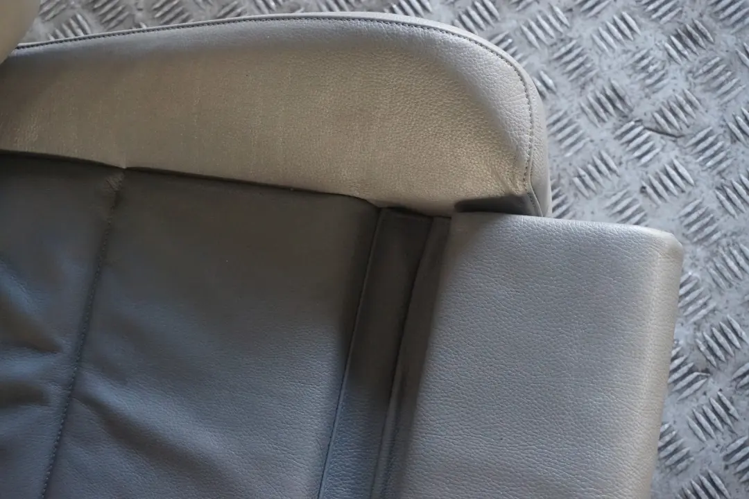 Grey Leather Front Right O/S Seat to BMW 5 Series E60 E61 LCI M Sport with Part number 7249383 BMW 5 Series E60 E61 LCI M Sport Grey Leather Front Right O/S Seat - SKU 7249383-2 - Part number 7249383