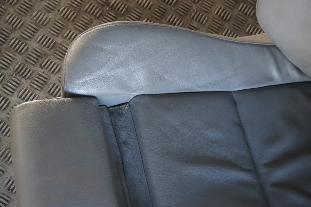 Grey Leather Front Right O/S Seat to BMW 5 Series E60 E61 LCI M Sport with Part number 7249383 BMW 5 Series E60 E61 LCI M Sport Grey Leather Front Right O/S Seat - SKU 7249383-2 - Part number 7249383