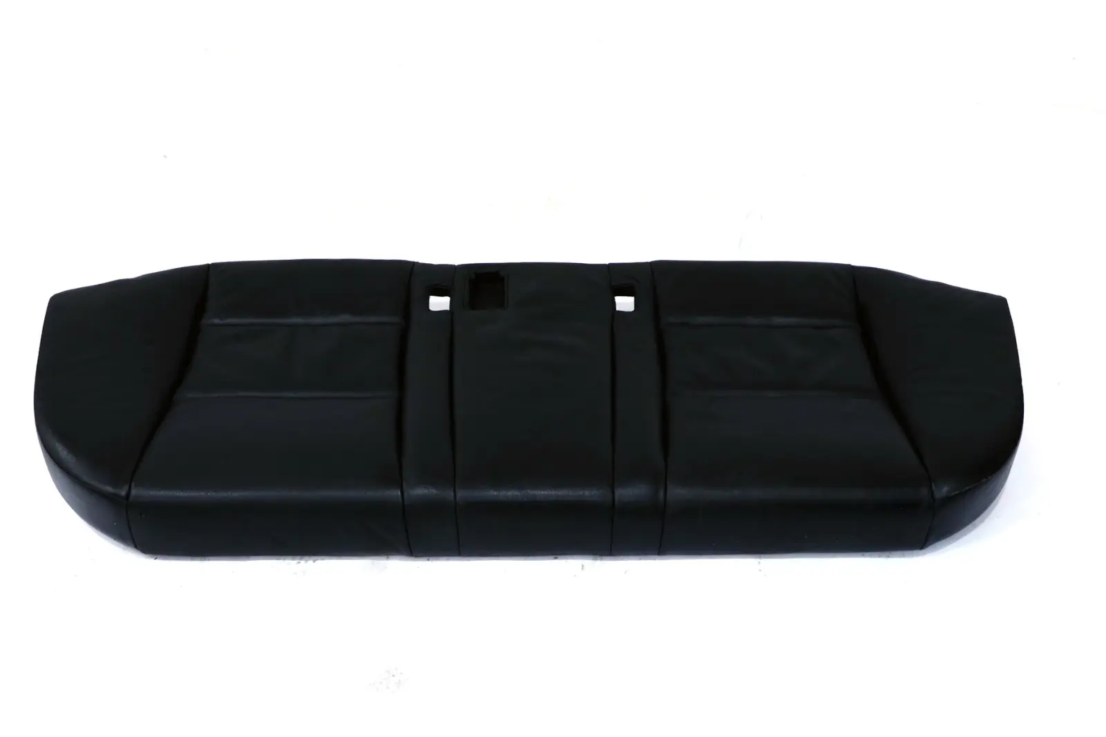 BMW E60 E60N LCI Cuero Negro Interior Asiento Trasero Sofa Couch Bench