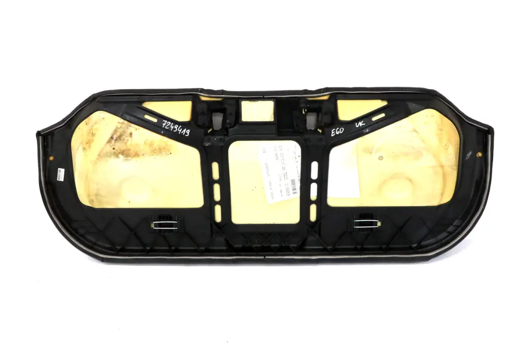 BMW E60 E60N LCI Sedile Posteriore Panca Posteriore Riferimento Pelle Nera - SKU 7249419 - Numero di parte 7249419