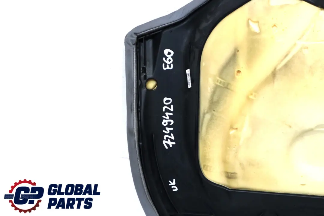 BMW E60 Grau Leder Innenraum Rücksitz Couch Bank Basis Abdeckung - SKU 7249420 - Teilenummer 7249420