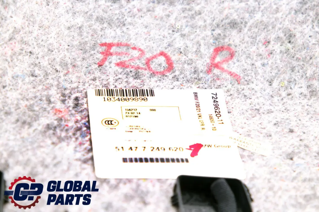 Osłona Boczek Bagażnika Prawy do BMW F20 F21 o numerze 7249620 BMW F20 F21 Osłona Boczek Bagażnika Prawy - SKU 7249620-1 - Numer Części 7249620