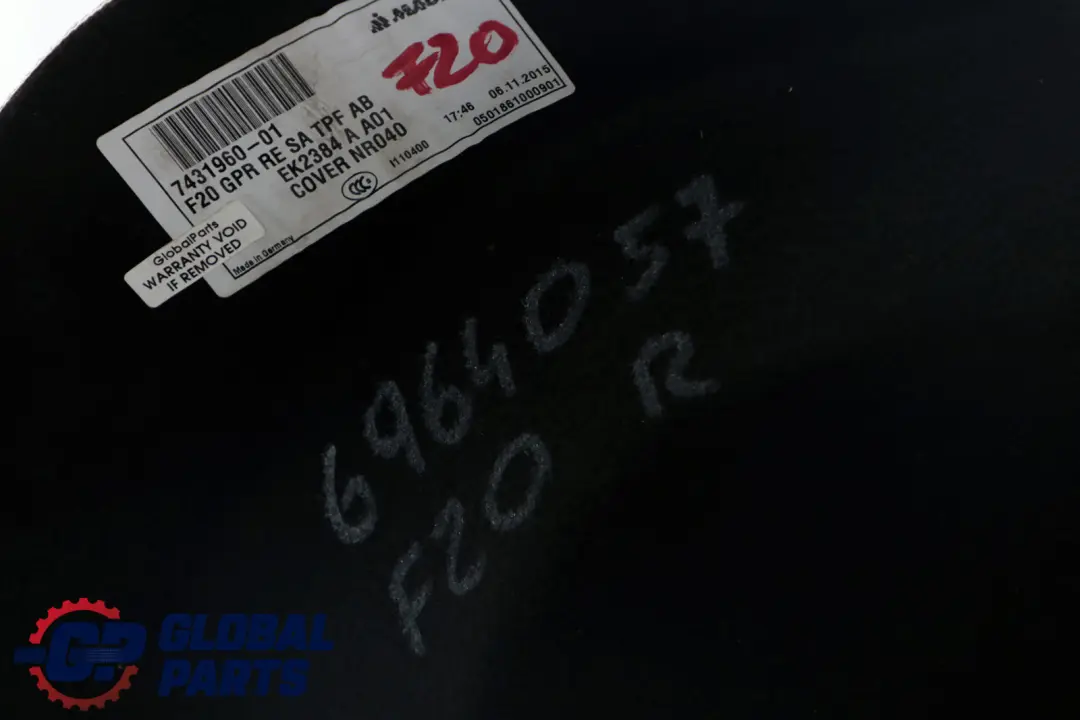 Rivestimento Portabagagli Destro Nero 7431960 BMW F20 F21 LCI - SKU 7249620 - Numero di parte 7249620
