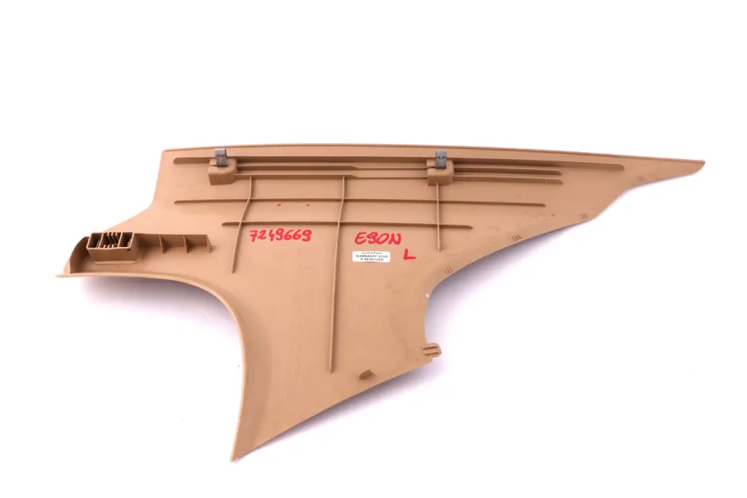 Blende C-Säule Links Beige 7249659 für BMW 3 Series E90 LCI E90N mit Teilenummer 7249669 BMW 3 Series E90 LCI E90N Blende C-Säule Links Beige 7249659 - SKU 7249669 - Teilenummer 7249669