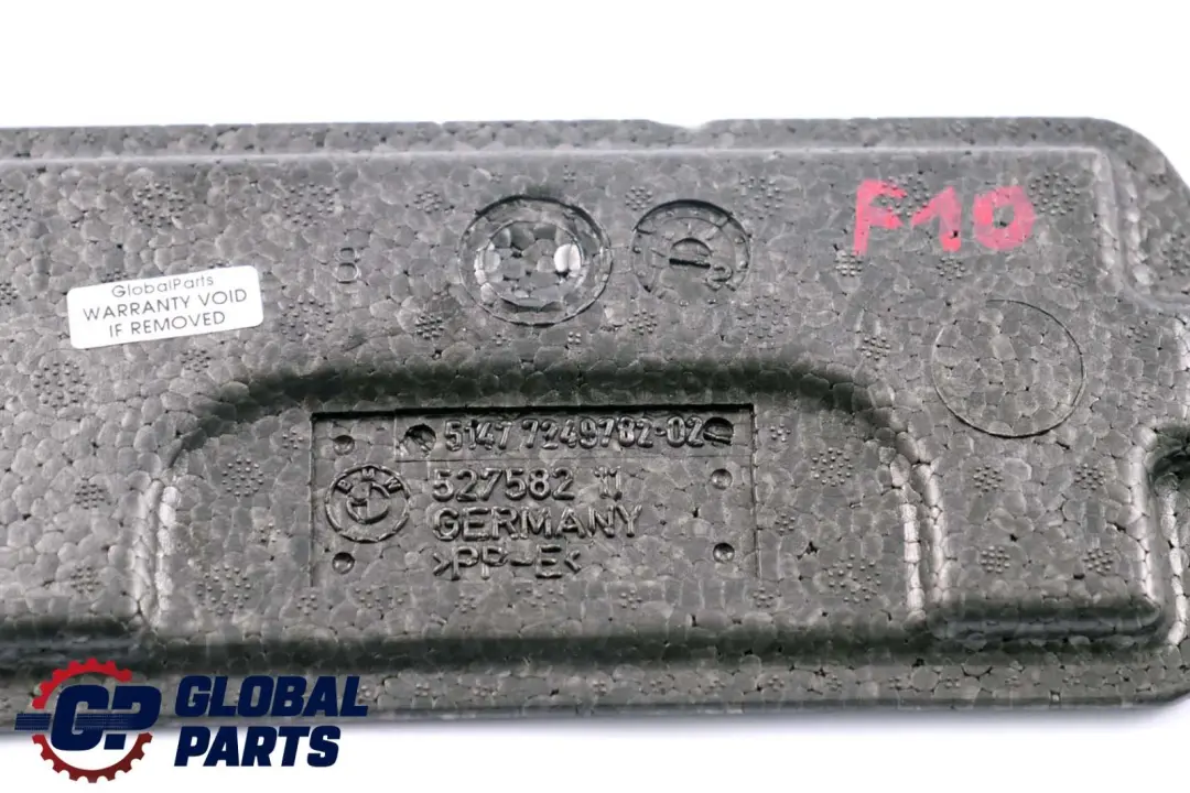 BMW 5 6 er F10 F11 F12 F13 Bodenverkleidung Einleger Vorne - SKU 7249782 - Teilenummer 7249782
