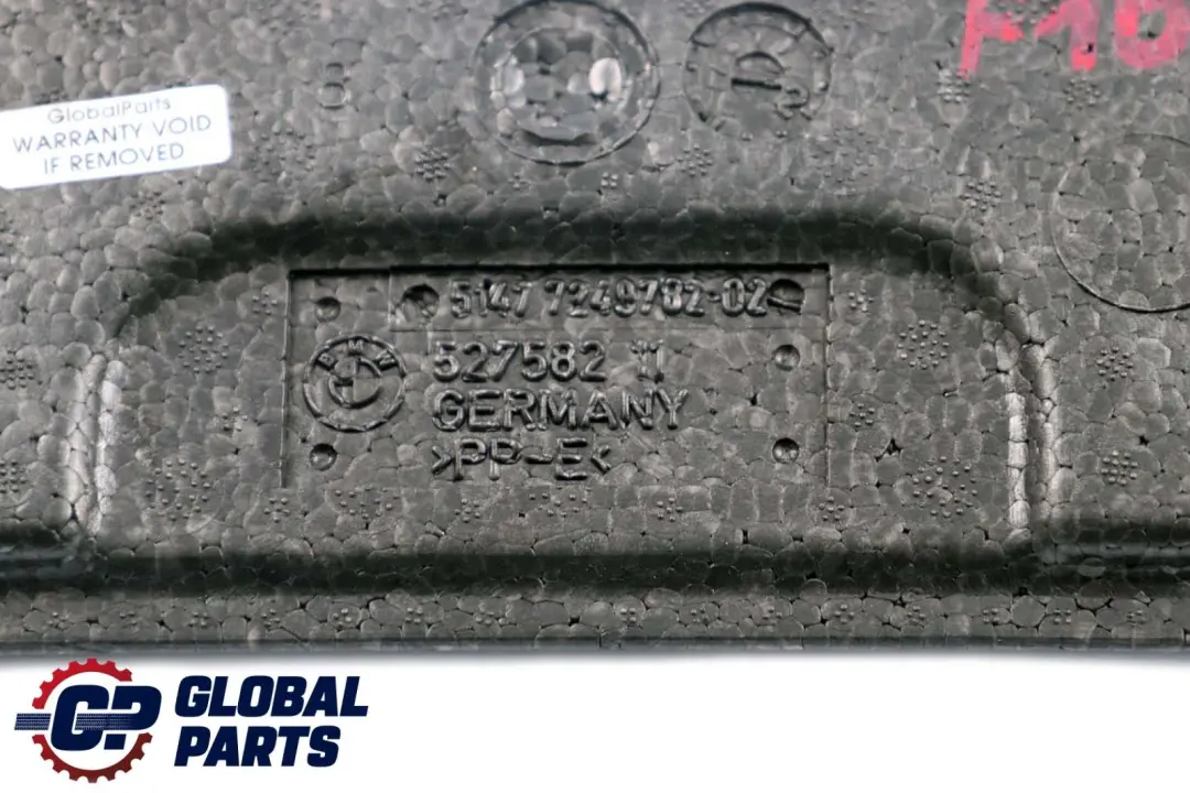 Front Insert Floor Covering Trim to BMW 5 6 Series F10 F11 F12 F13 with Part number 7249782 BMW 5 6 Series F10 F11 F12 F13 Front Insert Floor Covering Trim - SKU 7249782 - Part number 7249782