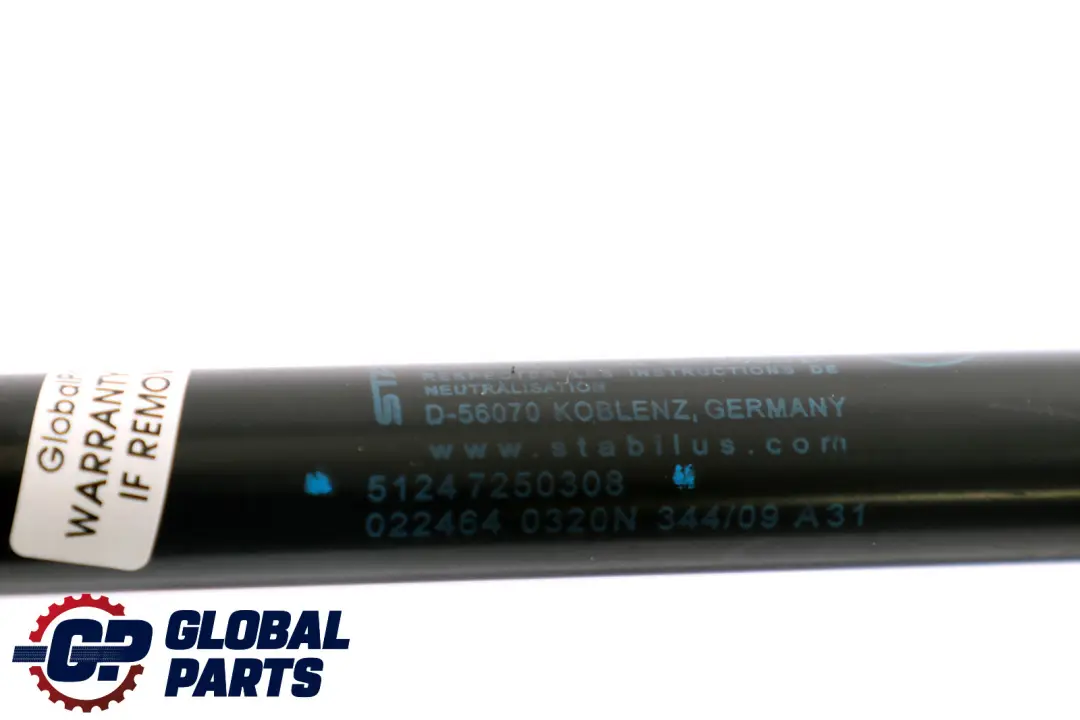 Cofano Del Bagagliaio Gas Portellone 300N 5124 per BMW E90 E90N con numero di parte 7250308 BMW E90 E90N Cofano Del Bagagliaio Gas Portellone 300N 5124 - SKU 7250308 - Numero di parte 7250308