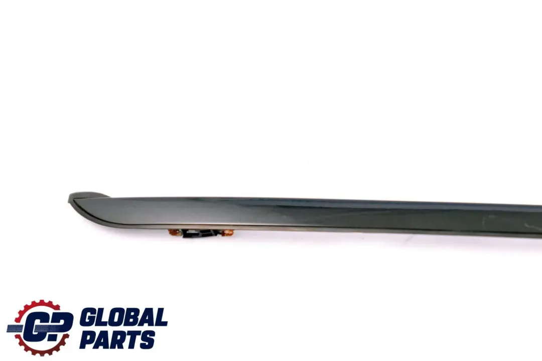 BMW X5 Series E70 Front Right O/S Windscreen Drip Moulding Trim Black Sapphire - SKU 7250396-BS - Part number 7250396