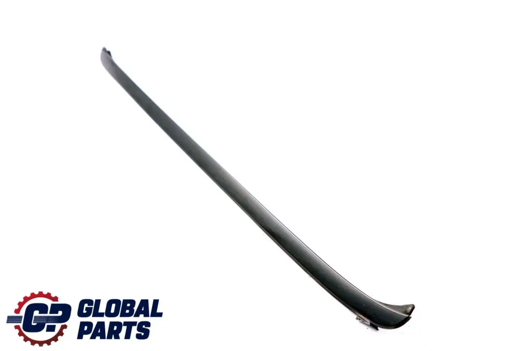 BMW X5 Series E70 Front Right O/S Windscreen Drip Moulding Trim Black Sapphire - SKU 7250396-BS - Part number 7250396