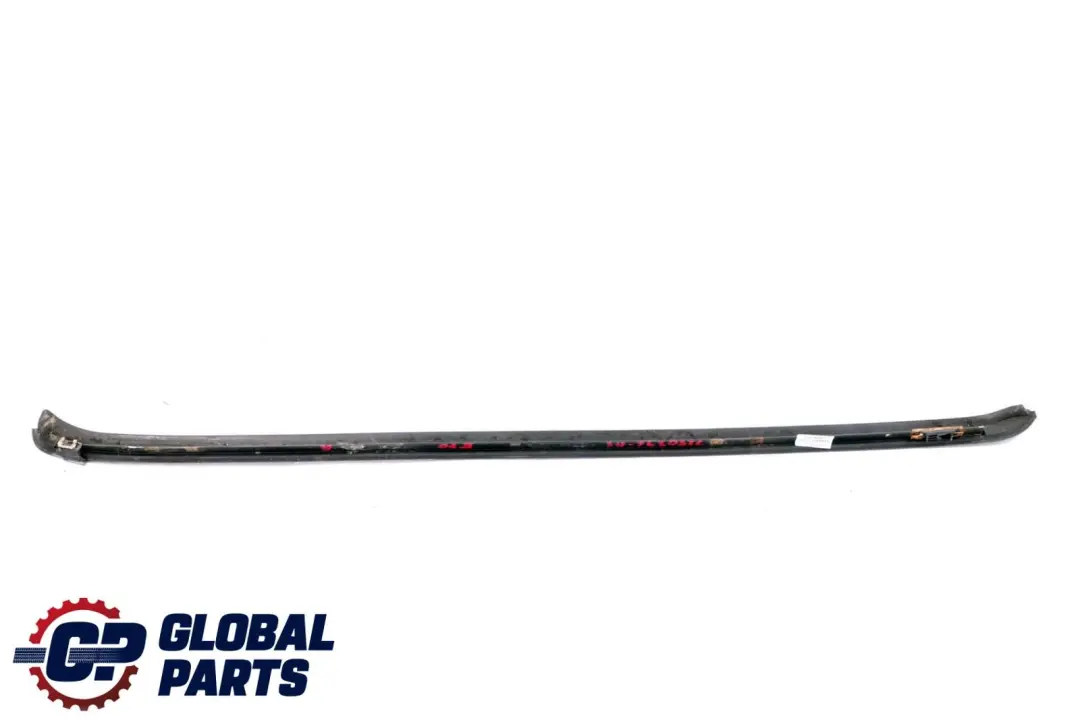 BMW X5 Series E70 Front Right O/S Windscreen Drip Moulding Trim Black Sapphire - SKU 7250396-BS - Part number 7250396