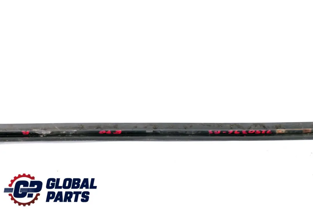 BMW X5 Series E70 Front Right O/S Windscreen Drip Moulding Trim Black Sapphire - SKU 7250396-BS - Part number 7250396