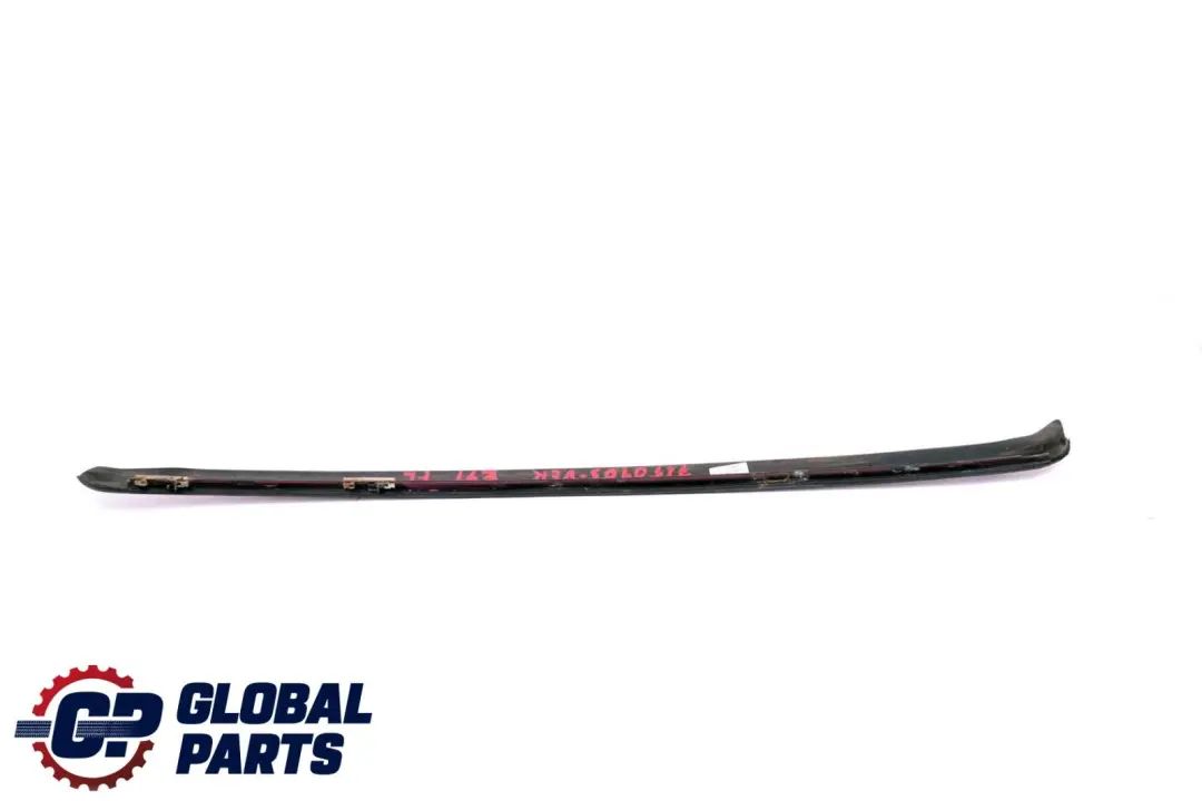 BMW X6 Series E71 Front Left N/S Windscreen Drip Moulding Trim Vermilionrot Red - SKU 7250403-VER - Part number 7250403