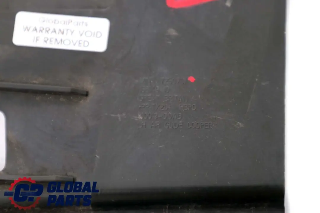 Mini R55 LCI Kanał Powietrza Zderzaka Przód Lewa - SKU 7250781 - Numer Części 7250781