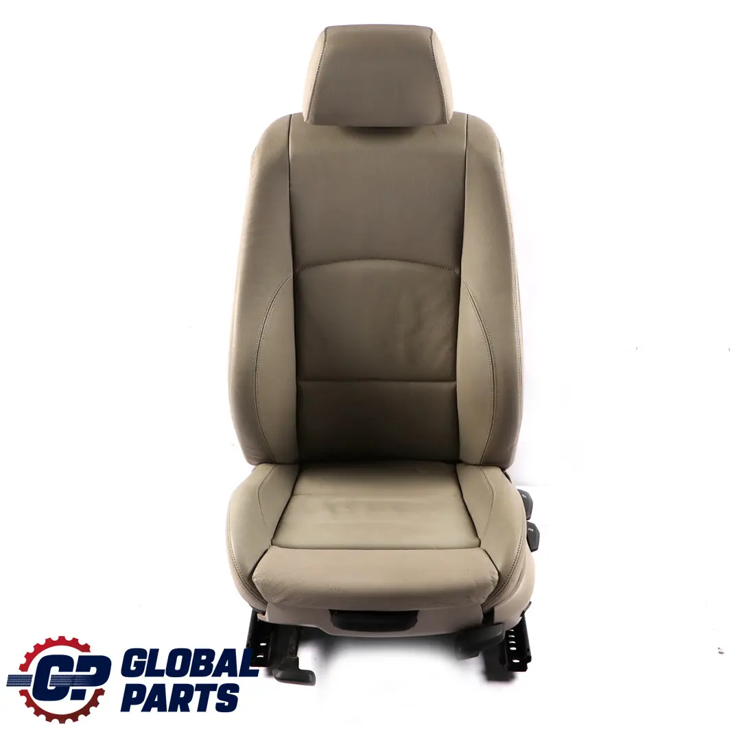 Front Left N/S Seat Leather Boston Beige to BMW 1 Series E87 LCI Sport with Part number 7251073 BMW 1 Series E87 LCI Sport Front Left N/S Seat Leather Boston Beige - SKU 7251073 - Part number 7251073