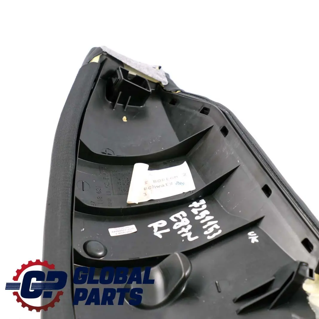 Rücksitz Hinten Sitz Seitenteil Links Bezug Leder Schwarz für BMW 1 er E87 LCI mit Teilenummer 7251153 BMW 1 er E87 LCI Rücksitz Hinten Sitz Seitenteil Links Bezug Leder Schwarz - SKU 7251153 - Teilenummer 7251153