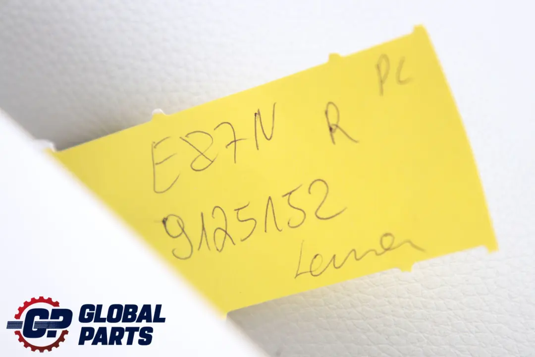 Riferimento Resto Pelle Lemon Sedili Posteriore Destra per BMW E81 E87 LCI con numero di parte 7251194 BMW E81 E87 LCI Riferimento Resto Pelle Lemon Sedili Posteriore Destra - SKU 7251194 - Numero di parte 7251194
