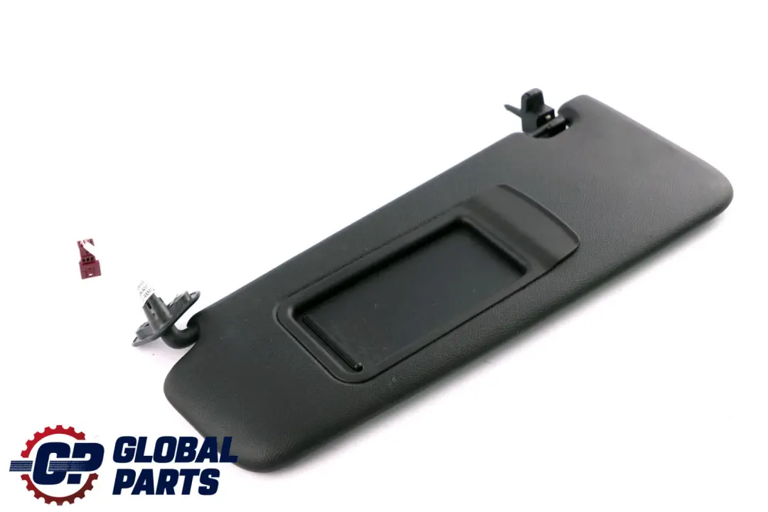 BMW E90 E91 LCI Sun Visor Mirror Left N/S Plastic Schwarz Black - SKU 7252005 - Part number 7252005