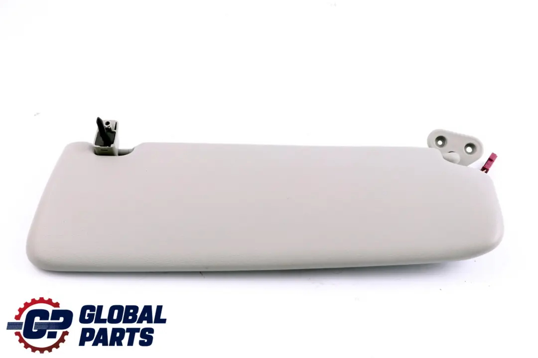 BMW 3 Series E90 E91 Left N/S Leather Illuminated Sun Visor Mirror Grau Grey - SKU 7252007 - Part number 7252007