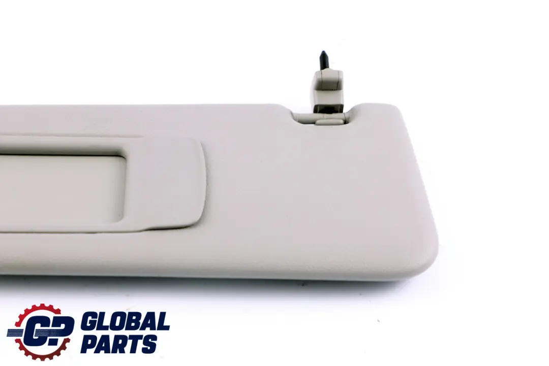BMW 3 Series E90 E91 Left N/S Leather Illuminated Sun Visor Mirror Grau Grey - SKU 7252007 - Part number 7252007