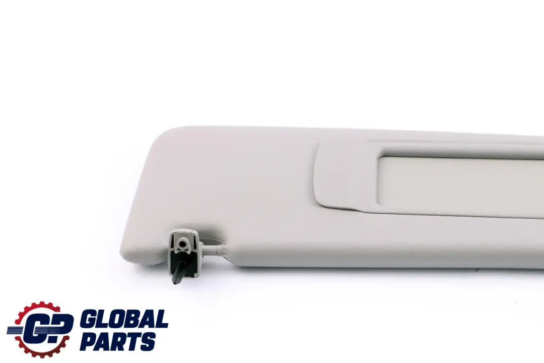 BMW 3 Series E90 E91 Left N/S Leather Illuminated Sun Visor Mirror Grau Grey - SKU 7252007 - Part number 7252007
