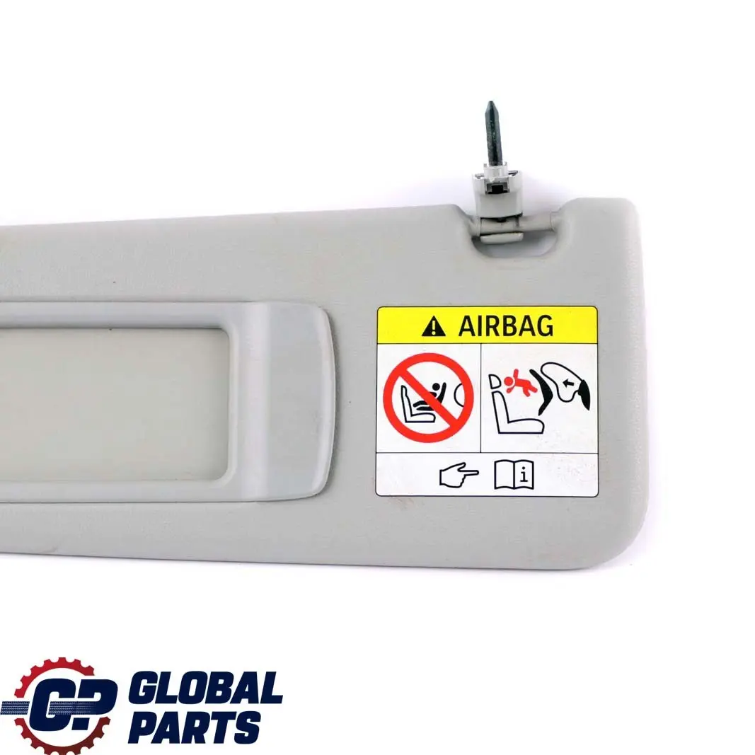 Sonnenblende Mit Spiegel Link Grau für BMW X1 3 er E84 E90 E90N E91 E91N LCI mit Teilenummer 7252009 BMW X1 3 er E84 E90 E90N E91 E91N LCI Sonnenblende Mit Spiegel Link Grau - SKU 7252009-2 - Teilenummer 7252009