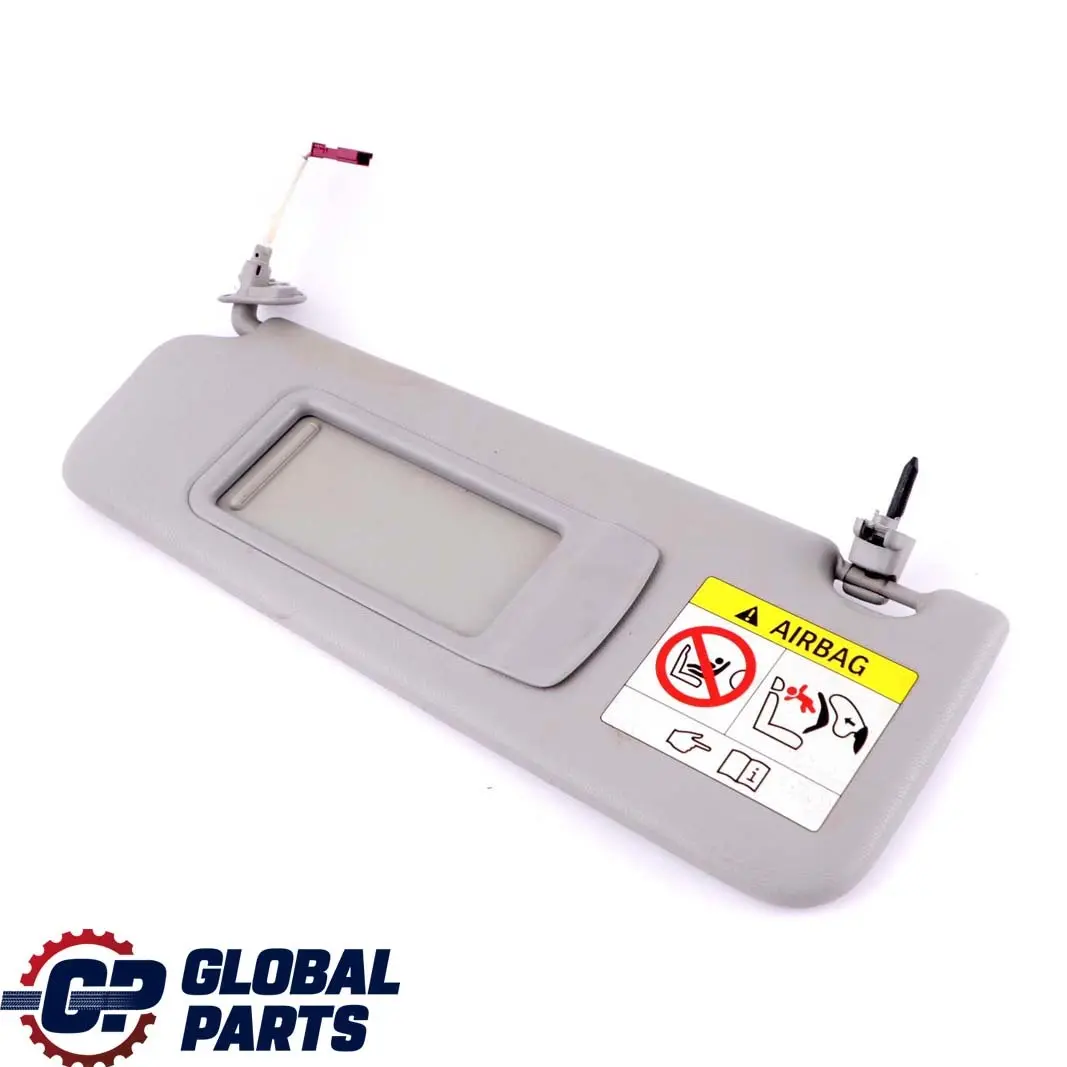 Sonnenblende Mit Spiegel Link Grau für BMW X1 3 er E84 E90 E90N E91 E91N LCI mit Teilenummer 7252009 BMW X1 3 er E84 E90 E90N E91 E91N LCI Sonnenblende Mit Spiegel Link Grau - SKU 7252009-2 - Teilenummer 7252009