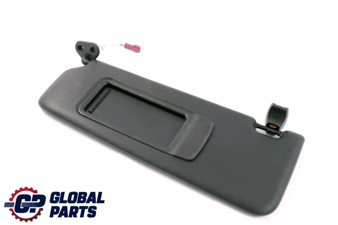 BMW E92 Sun Visor Trim Panel Visor With Mirror Schwarz Black Left N/S - SKU 7252057 - Part number 7252057