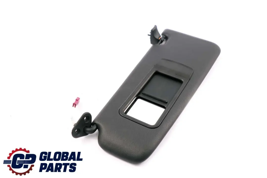 BMW E92 Sun Visor Trim Panel Visor With Mirror Schwarz Black Left N/S - SKU 7252057 - Part number 7252057
