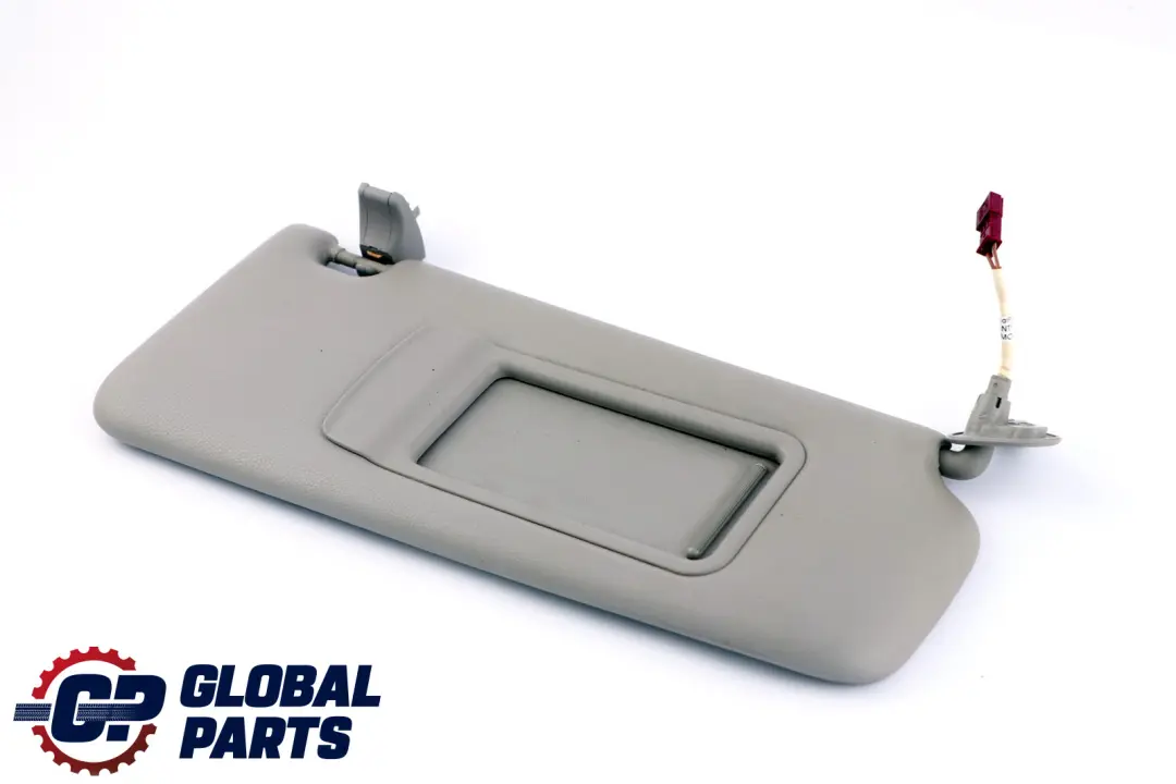BMW 3 Series E92 LCI Sun Visor Leather With Mirror Right Grey O/S - SKU 7252060 - Part number 7252060