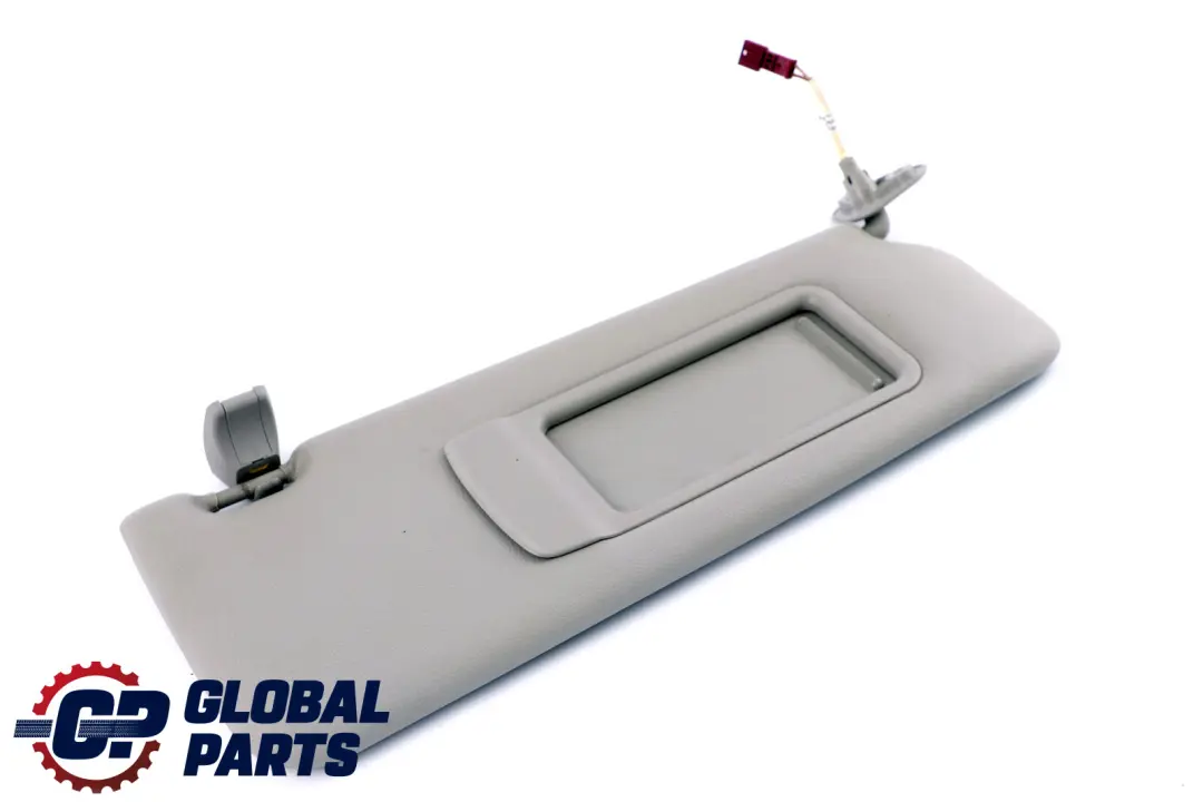 BMW 3 Series E92 LCI Sun Visor Leather With Mirror Right Grey O/S - SKU 7252060 - Part number 7252060