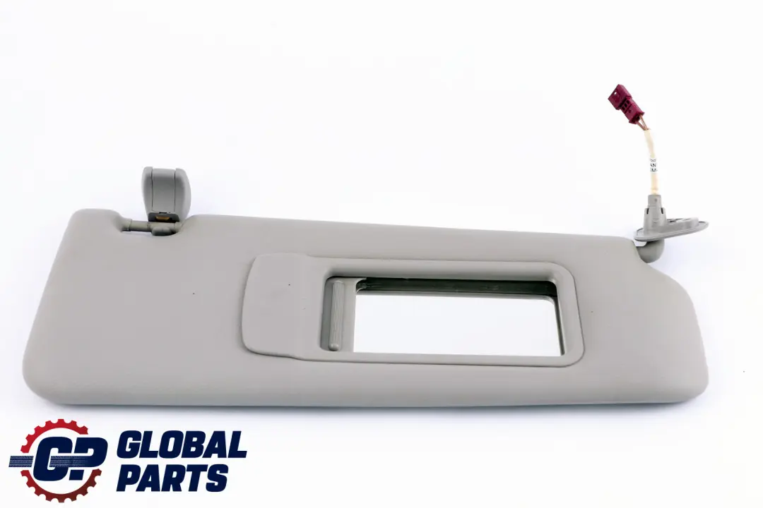 BMW 3 Series E92 LCI Sun Visor Leather With Mirror Right Grey O/S - SKU 7252060 - Part number 7252060