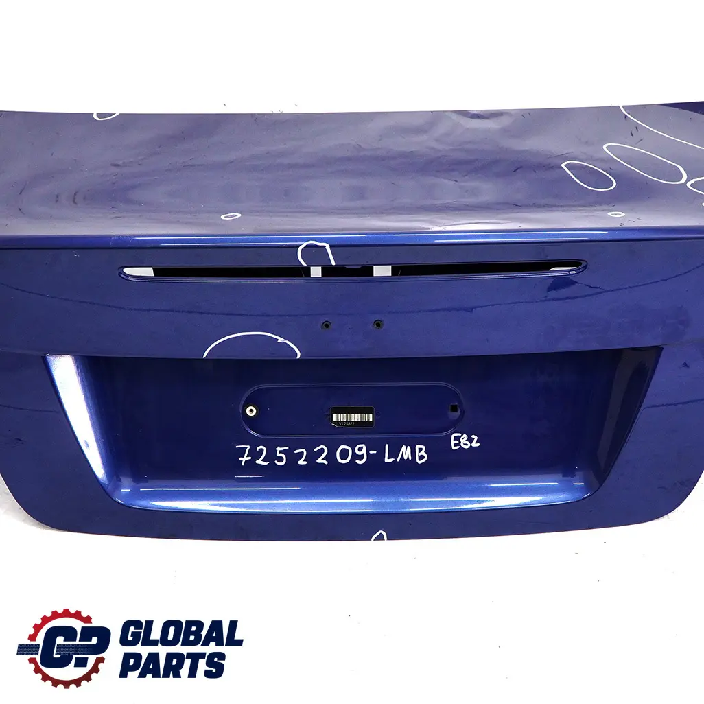 BMW 1 SERIES E82 Coupé Tailgate Bootlid Boot Lid Le Mans Blau Blue Metallic 381 - SKU 7252209-LMB - Part number 7252209