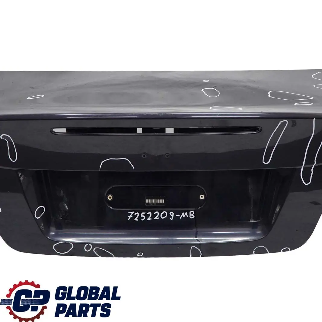 BMW 1 E82 Coupé Tailgate Bootlid Boot Lid Monacoblau Monaco Blue Metallic - A35 - SKU 7252209-MB - Part number 7252209