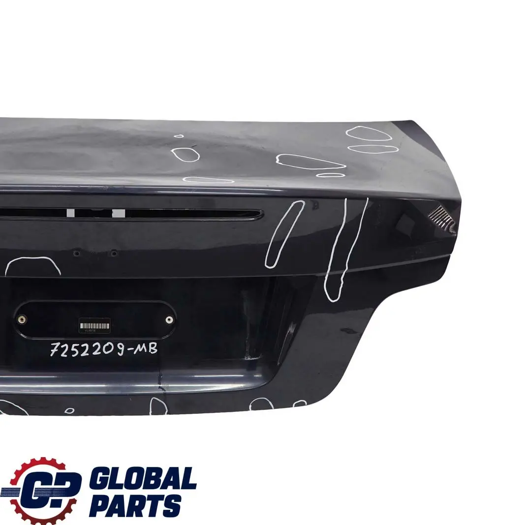 BMW 1 E82 Coupé Tailgate Bootlid Boot Lid Monacoblau Monaco Blue Metallic - A35 - SKU 7252209-MB - Part number 7252209
