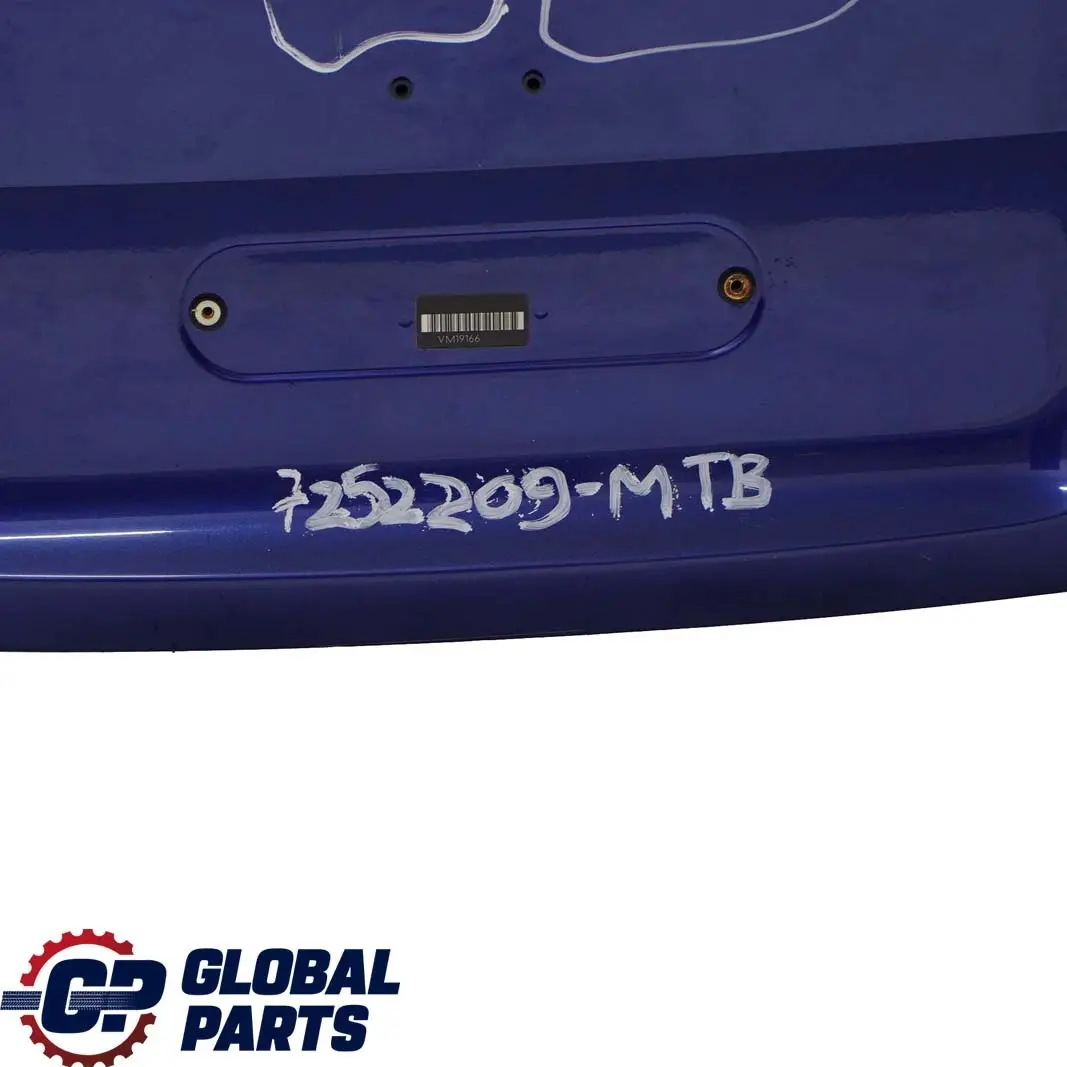 Coupé Tailgate Bootlid Boot Lid Montegoblau Blue Metallic - A51 to BMW 1 E82 with Part number 7252209 BMW 1 E82 Coupé Tailgate Bootlid Boot Lid Montegoblau Blue Metallic - A51 - SKU 7252209-MTB - Part number 7252209