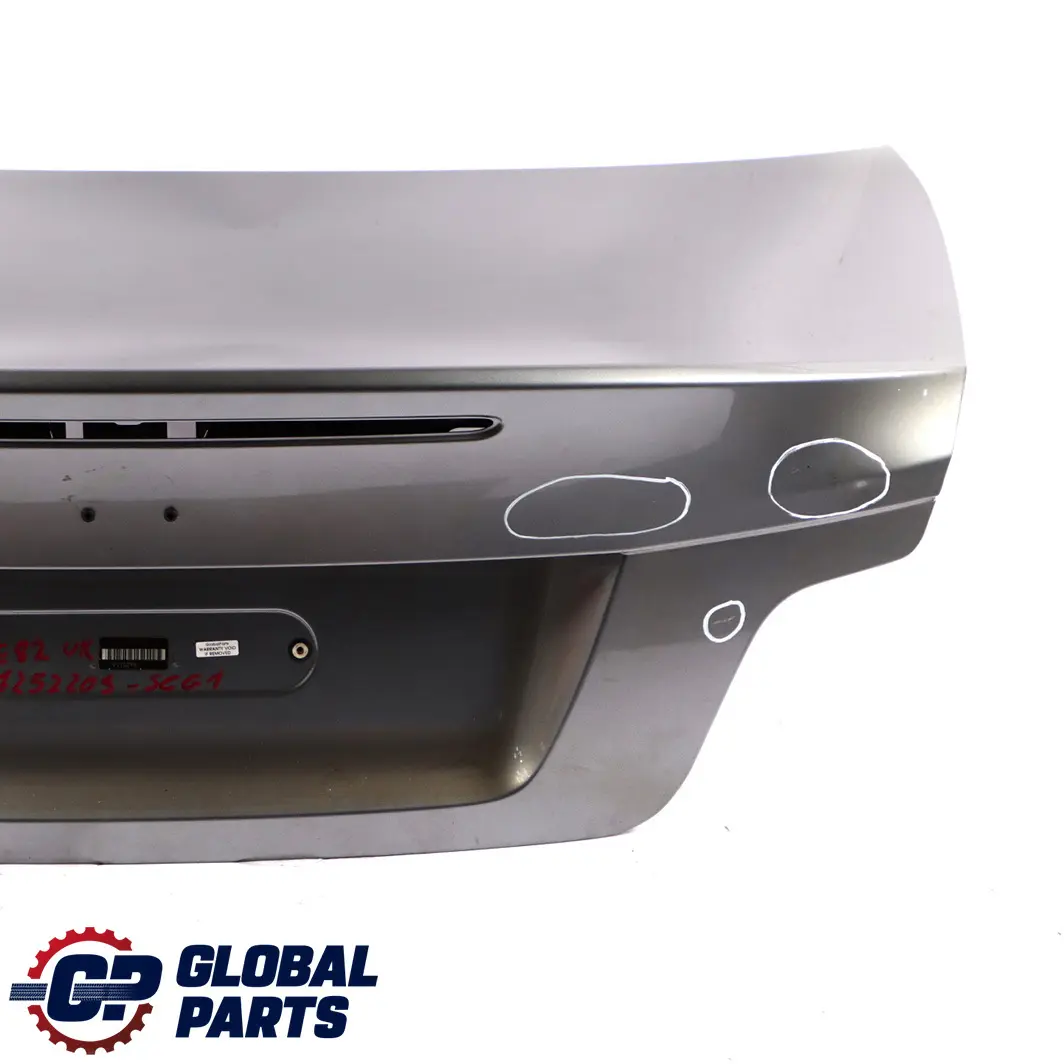 BMW 1 E82 Coupe Tailgate Bootlid Boot Trunk Lid Spacegrau Space Grey - A52 - SKU 7252209-SCG1 - Part number 7252209