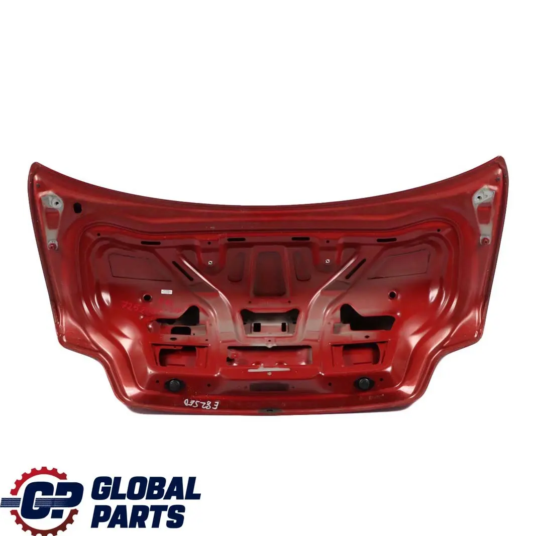 Bootlid Rear Boot Trunk Lid Sedonarot Sedona Red to BMW E82 Coupe Tailgate with Part number 7252209 BMW E82 Coupe Tailgate Bootlid Rear Boot Trunk Lid Sedonarot Sedona Red - SKU 7252209-SED - Part number 7252209