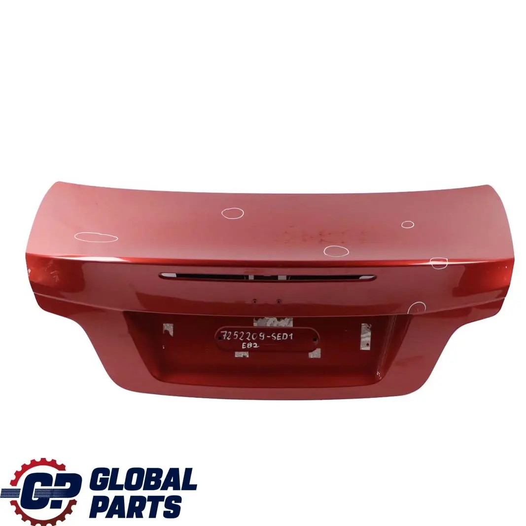 Bootlid Rear Boot Trunk Lid Sedonarot Sedona Red to BMW E82 Coupe Tailgate with Part number 7252209 BMW E82 Coupe Tailgate Bootlid Rear Boot Trunk Lid Sedonarot Sedona Red - SKU 7252209-SED1 - Part number 7252209