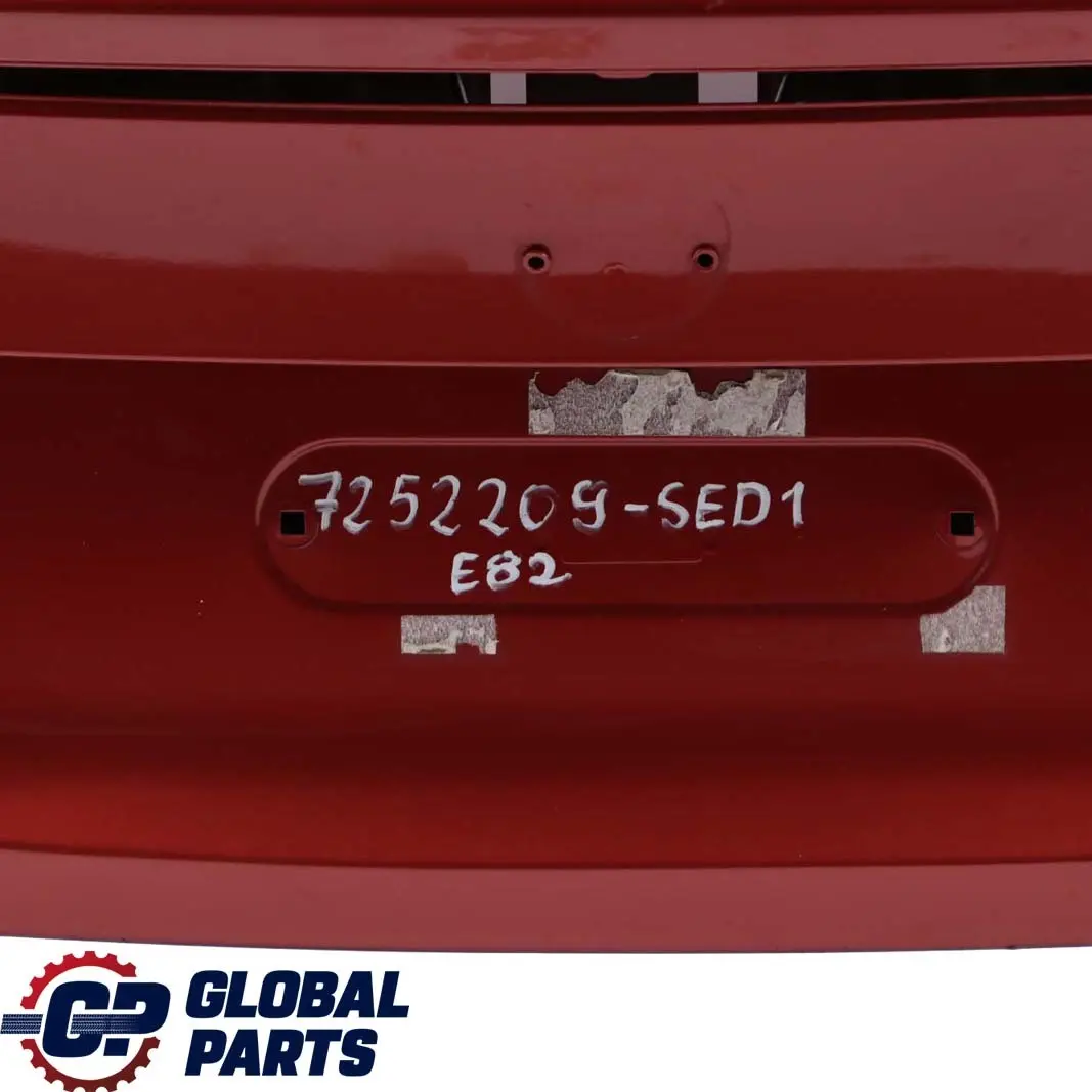 Bootlid Rear Boot Trunk Lid Sedonarot Sedona Red to BMW E82 Coupe Tailgate with Part number 7252209 BMW E82 Coupe Tailgate Bootlid Rear Boot Trunk Lid Sedonarot Sedona Red - SKU 7252209-SED1 - Part number 7252209