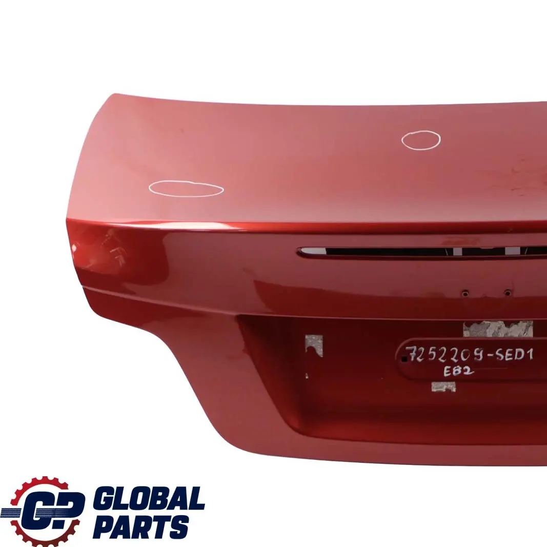 Bootlid Rear Boot Trunk Lid Sedonarot Sedona Red to BMW E82 Coupe Tailgate with Part number 7252209 BMW E82 Coupe Tailgate Bootlid Rear Boot Trunk Lid Sedonarot Sedona Red - SKU 7252209-SED1 - Part number 7252209