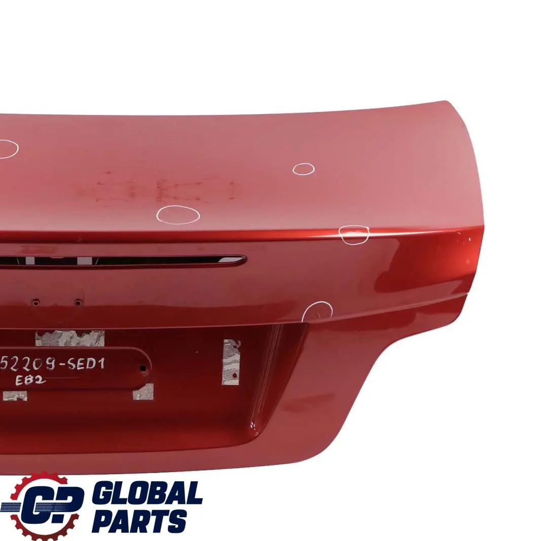 Bootlid Rear Boot Trunk Lid Sedonarot Sedona Red to BMW E82 Coupe Tailgate with Part number 7252209 BMW E82 Coupe Tailgate Bootlid Rear Boot Trunk Lid Sedonarot Sedona Red - SKU 7252209-SED1 - Part number 7252209
