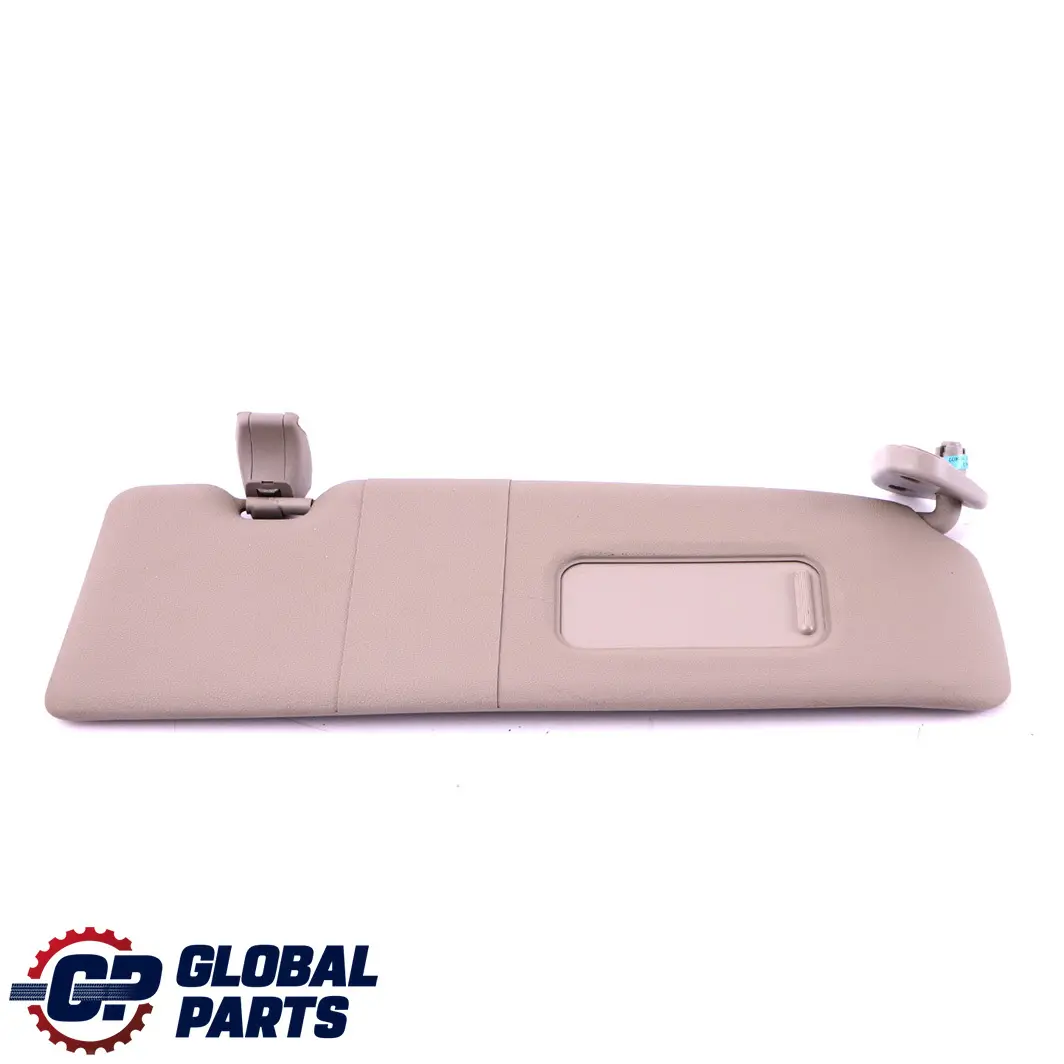 BMW E81 E82 E87 LCI Front Right Sun Visor Mirror O/S Beige - SKU 7252508 - Part number 7252508