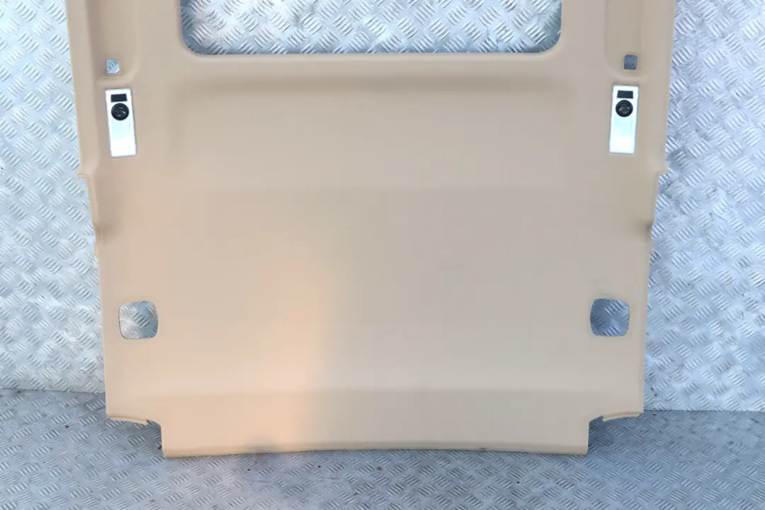 Genuine BMW 3 Series E91 Panorama Headlining Moulded Roof Lining Beige to with Part number 7252700 Genuine BMW 3 Series E91 Panorama Headlining Moulded Roof Lining Beige - SKU 7252700 - Part number 7252700