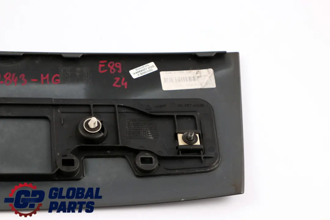 Stop Lamp Third Brake Light Mineralgrau to BMW Z4 Series E89 Cabrio Roadster Cover with Part number 7252843 BMW Z4 Series E89 Cabrio Roadster Cover Stop Lamp Third Brake Light Mineralgrau - SKU 7252843-MG - Part number 7252843